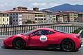 Ferrari FF pilota Binder Frank e co-pilota Binder alle Mille Miglia 2014 a Pisa